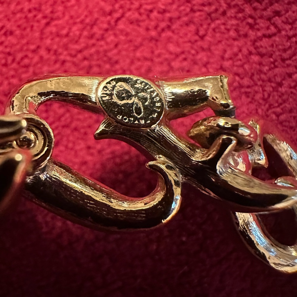 Vintage ELIZABETH TAYLOR for Avon “Eternal Flame” Crystal Rhinestone Necklace - Picture 6 of 8